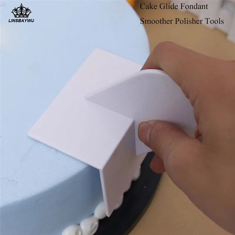 

Non Stick DIY Cake Smoother Polisher Smooth Tools Fondant Cake Tools Mould Surface Polishing Pastry Molds Free Shipping