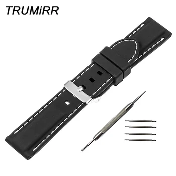 

20mm Silicone Rubber Watch Band for Samsung Gear S2 Classic (R732 & R735) Moto 360 2 42mm Men Wrist Strap Resin Belt Bracelet