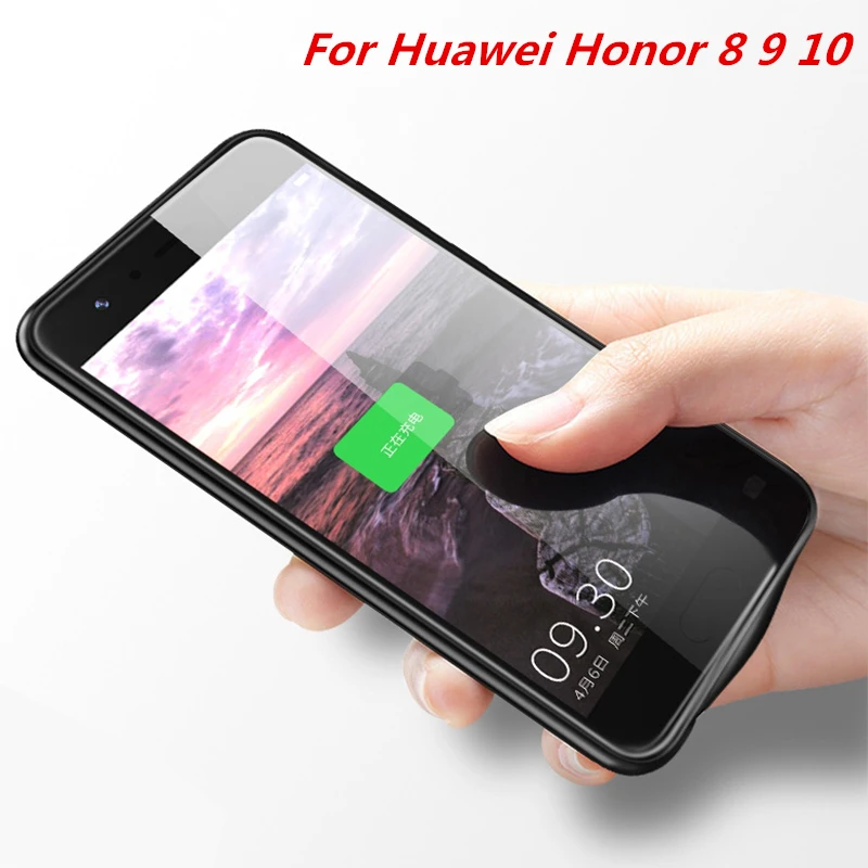 Для Huawei Honor 8 9 10 чехол для батареи внешний резервный аккумулятор зарядное