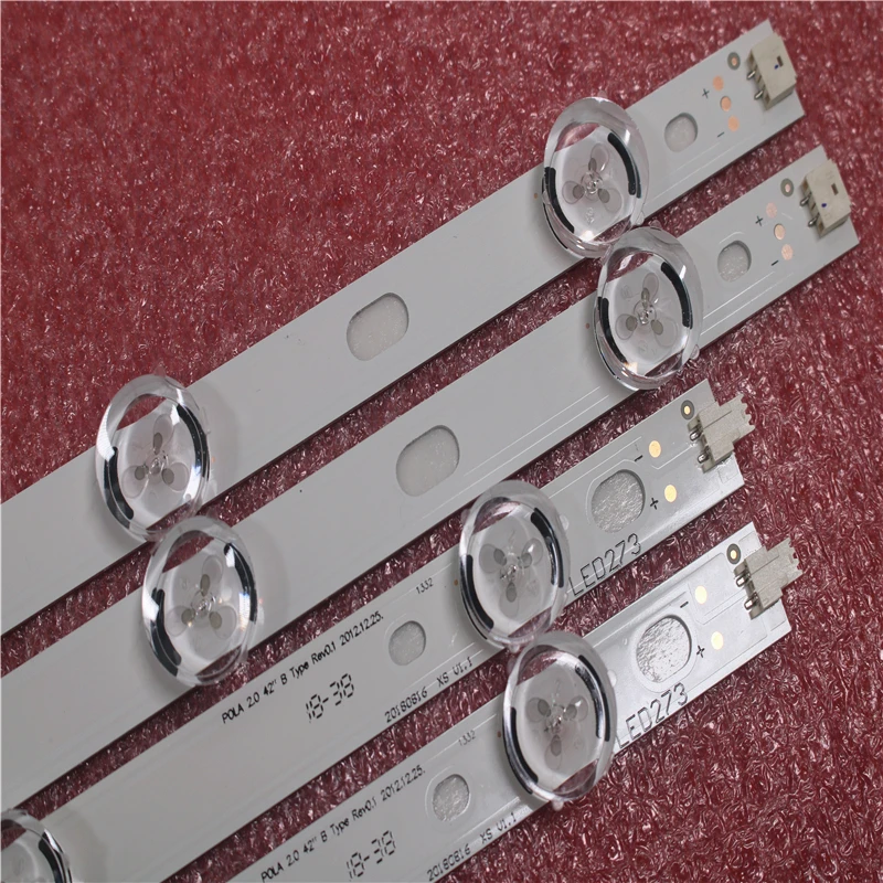 Tira de Retroiluminação Led para lg lg 42ln5708-za 42ln575s 42ln5406 42ln5750 42ln5300 Innotek Po2.0 42 a b 10 Pcs - Imagem 6