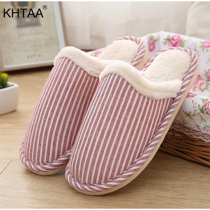 

Women Home Slippers Fur Plush Warm Winter Lovers Comfortable Flat Platform Indoor Ladies Shoes Non-slip 2018 New Autumn Footwear