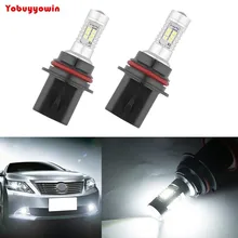 2 шт. яркий белый 9007 HB5 21 W Чип Samsung высокий низкий пучок дальнего света противотуманные фонари DRL свет