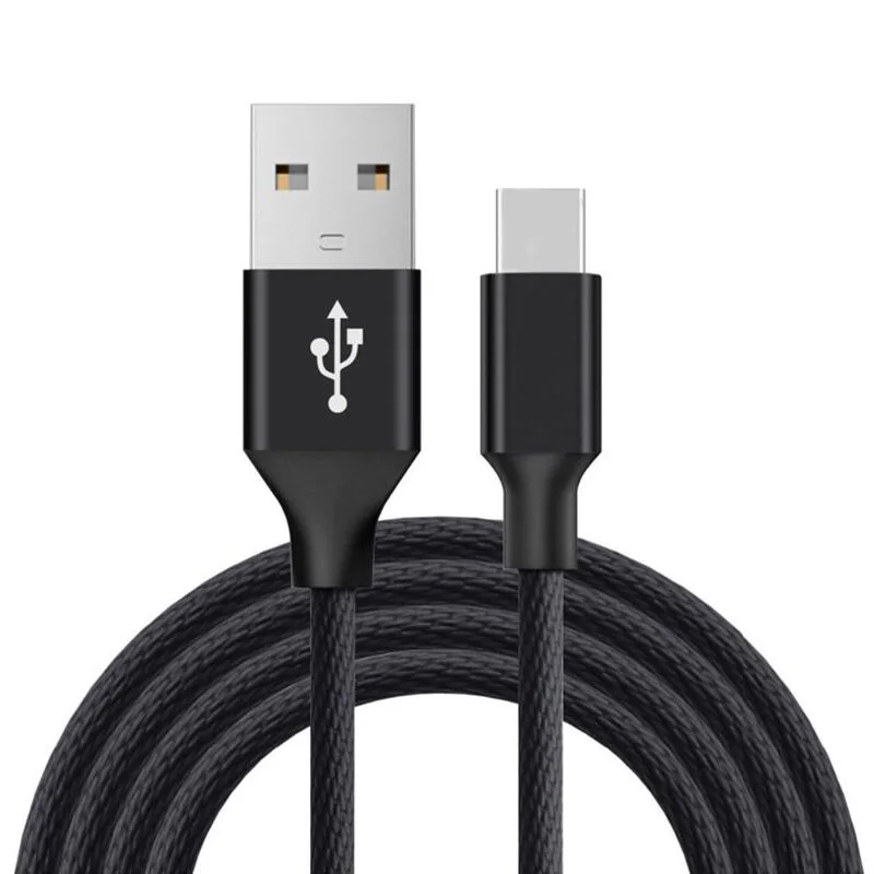 

100cm Type C Fast Charger Data Cable USB3.1 Braided Cable 2.4A For Xiaomi a2 a1 8 SE 6 6X Max3 Mix 2S 5S Note3 5 plus Smartphone