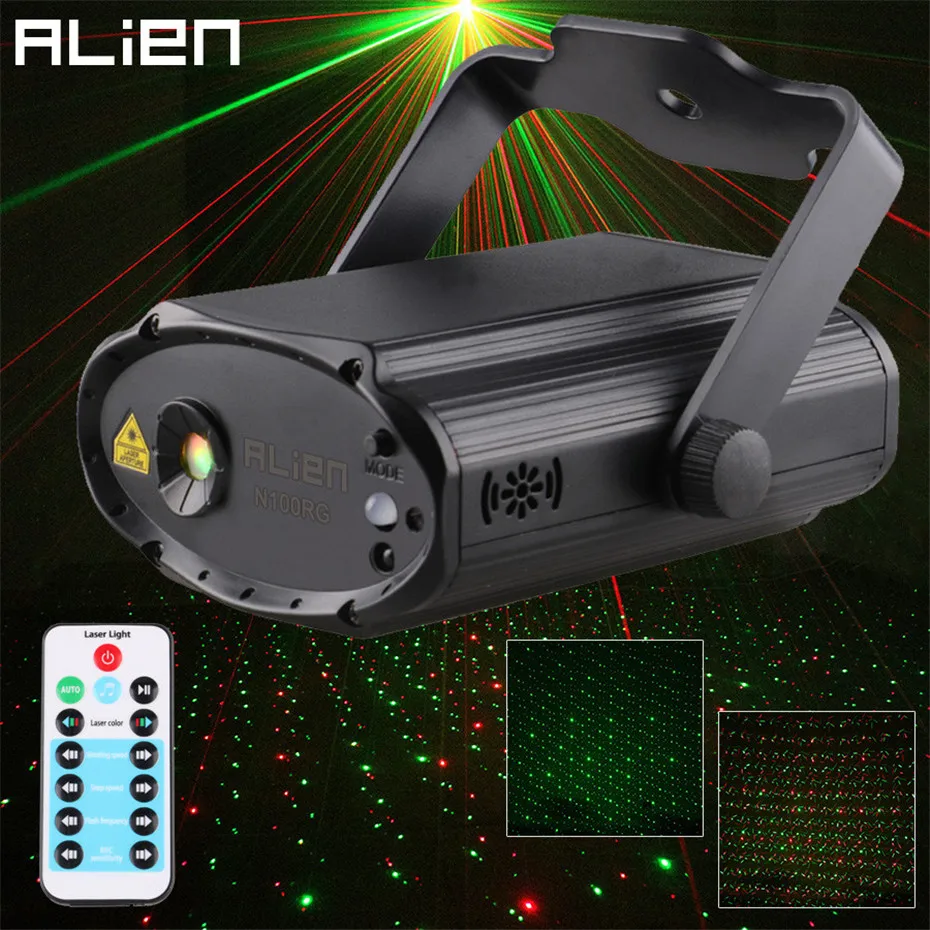 Buy ALIEN Remote Red Green Star Dots DJ Party Disco