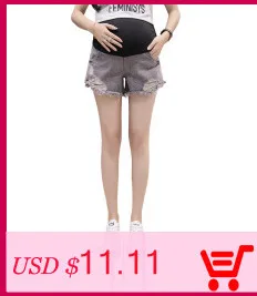 Летняя одежда узор для беременных женщин ковбой поддержки брюшной одежды для беременных шорты досуг время беременности Одежда для беременных