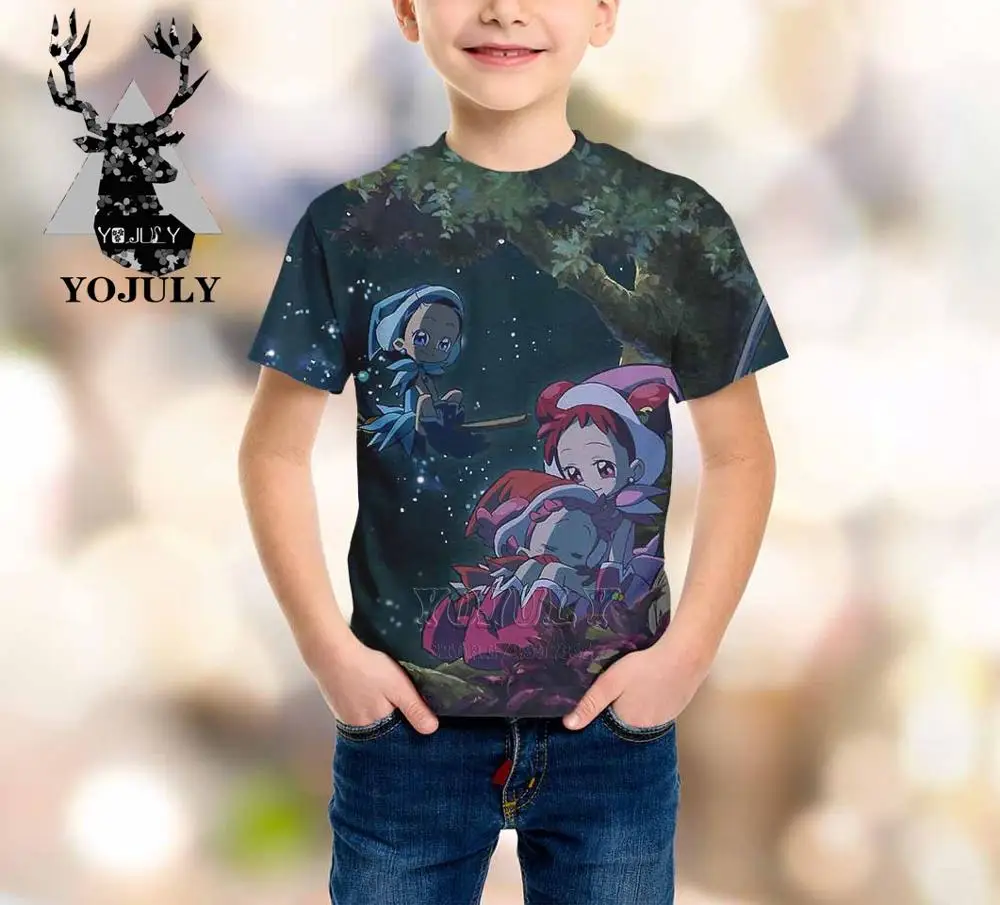YOJULY Witch Doremi harajuku/детская одежда с 3d принтом для маленьких мальчиков и девочек-подростков детская футболка Лидер продаж, модные топы, футболки Modis A320 - Цвет: 16