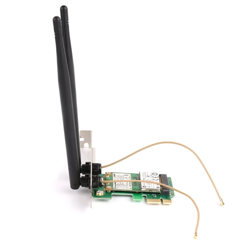 AR9281 Настольный Wlan беспроводной Wifi PCI-E карта адаптер PCI-1X 300 м с двойной несъемной антенной