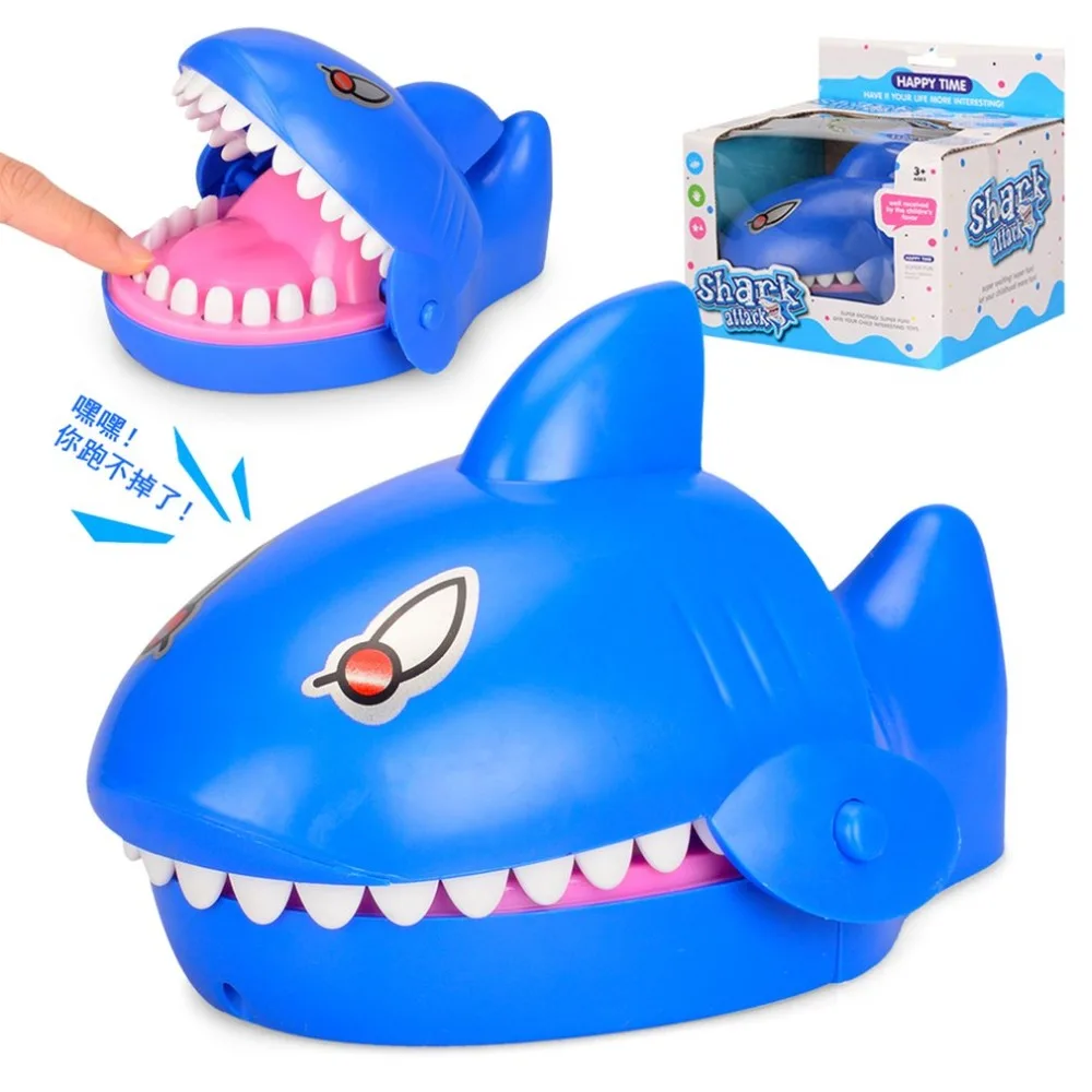 Рождественский Tricky игрушки Укус акулы Средний укус пальцев акула игрушка многопользовательские интерактивные настольная игра ins игрушка