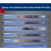 GALAXY Tools Stainless Steel 0.8mm Ultrathin Model File Stick Hobby Craft Polishing Model Building Tool ► Photo 1/6