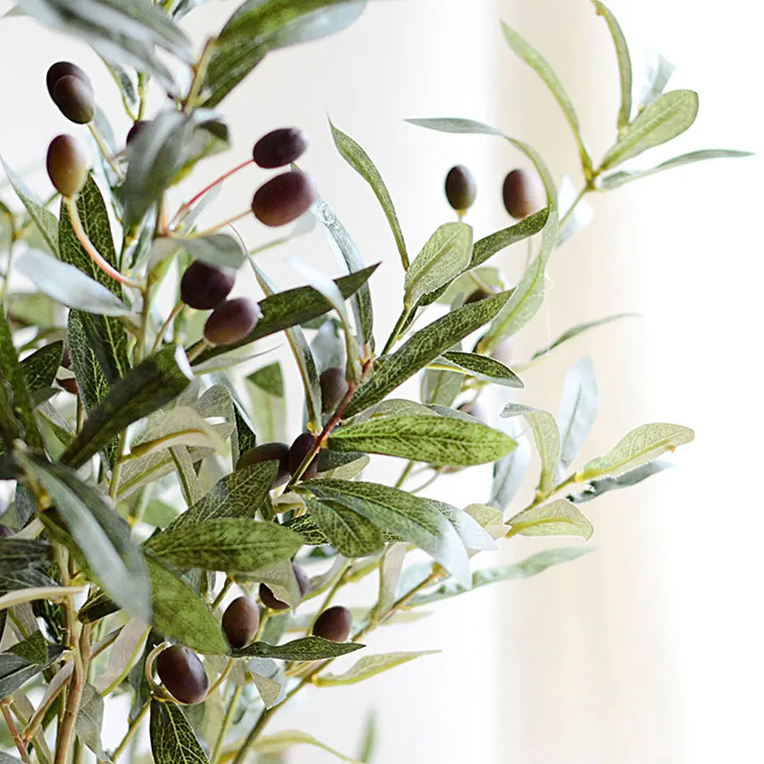 ГОРЯЧИЙ хороший Оливковый лист 72 см живой искусственный цветы украшения для дома и сада подарок