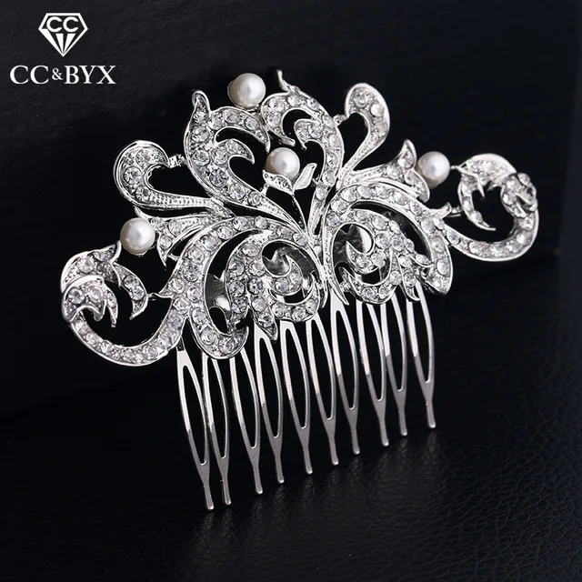 Aliexpress Cc Jewelry Hair Combs Crowns Tiaras Cubic Cc Jewelry Hair Combs Crowns Tiaras Cubic Zirconia Brides Handmade Wedding Accessories For Women Bridal