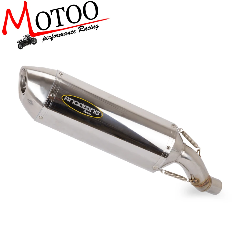 

Motoo - Motorcycle Slip on Exhaust system With Muffler Fit For Kawasaki ninja300 ninja 300 2013-2015 middle pipe with exhaust