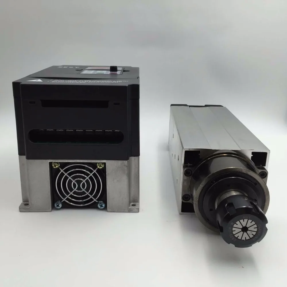 4.5KW с воздушным охлаждением 4 подшипника ER32 CNC мотор шпинделя комплект 18000 об/мин