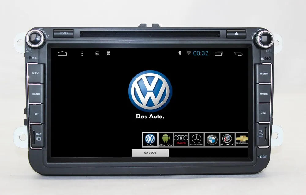 4G 2din android 8 1 автомобильный dvd для vw passat b6 golf 4 5 tiguan polo jetta skoda octavia2 с рулевым колесом gps