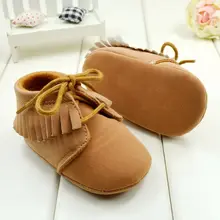 Baby shoes Brown and Pink color Soft Bottom toddler boots For Girls boys 3 sizes to