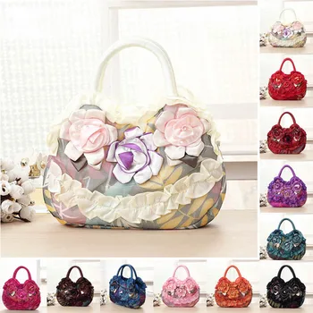 

1 Pcs Women Lady Handbag Zipper Flower Portable for Mobile Phone Keys Money Best Sale-WT