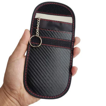 

Against Radiation Car Shield Key Case Single Layer Signal Blocking Pocket Rfid Anti-Theft Anti-Position Key Bag