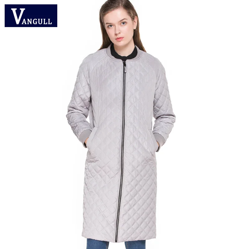 

Vangull 2017 New Female Winter Autumn Long Jacket Coat Women Padded Cotton Thick Down Jacket Outwear Warm Parka Women Clothing