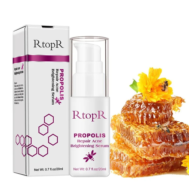 

2019 Propolis Repair Acne Brightening Serum Acne Scar Spots Cleaning Serum Shrink Pores Eliminates Acne Treatment Oil control