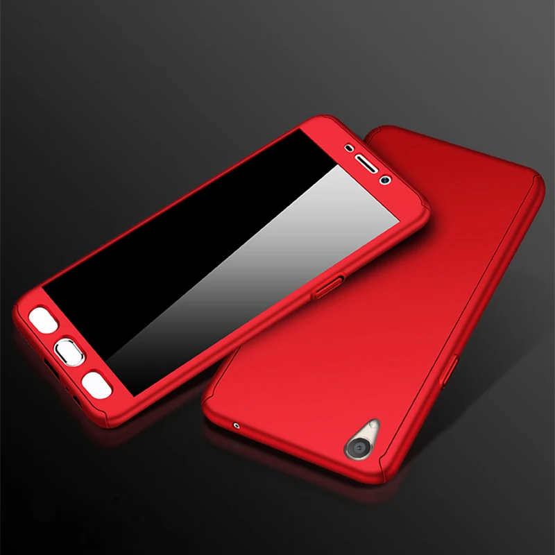 GXE 360 Degree Protection Shockproof Back Cover For VIVO Y69 Cases Hard Matte Plastic Full Body Cell Case Y66 Y67 Bag |