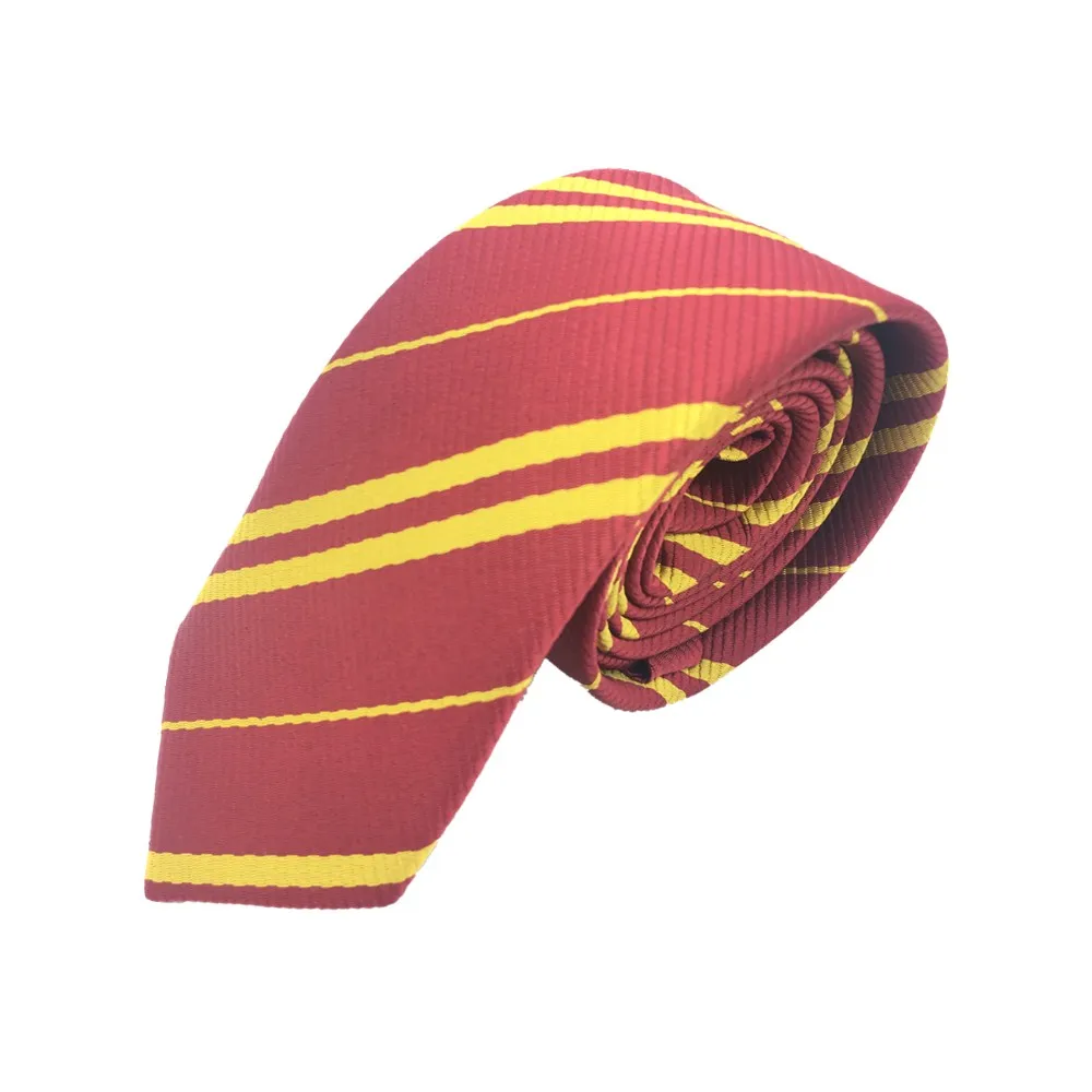 Полосатый мужской галстук Гриффиндор Школьный Галстук - Цвет: Gryffindor