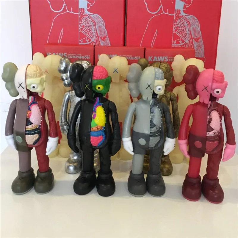 

9 Styles 8 Inch Originalfake KAWS Dissected Companion Toys Action Figure Original Fake Collectible Model Figures 20cm Retail Box