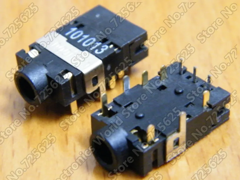 Free shipping 10 Pcs new Notebook audio connector / headphone jack / laptop Audio Jack for ASUS