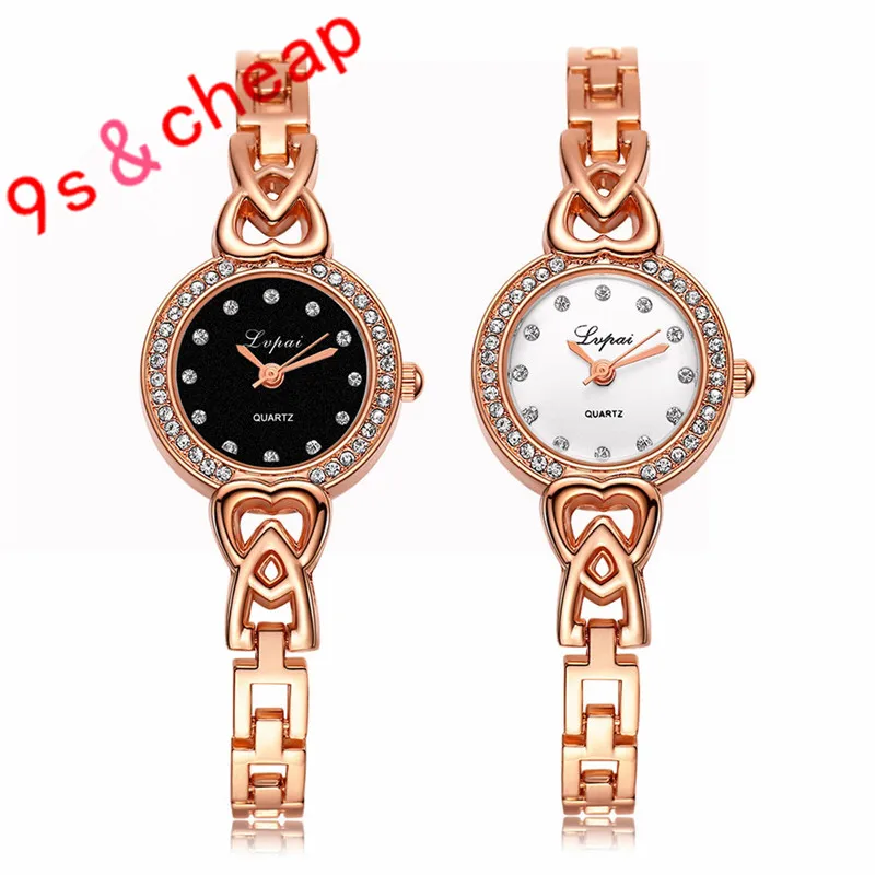 Fashion Ladies Women Stainless Steel Rhinestone Quartz Wrist Watch 3342 Brand New High Quality Luxury Free