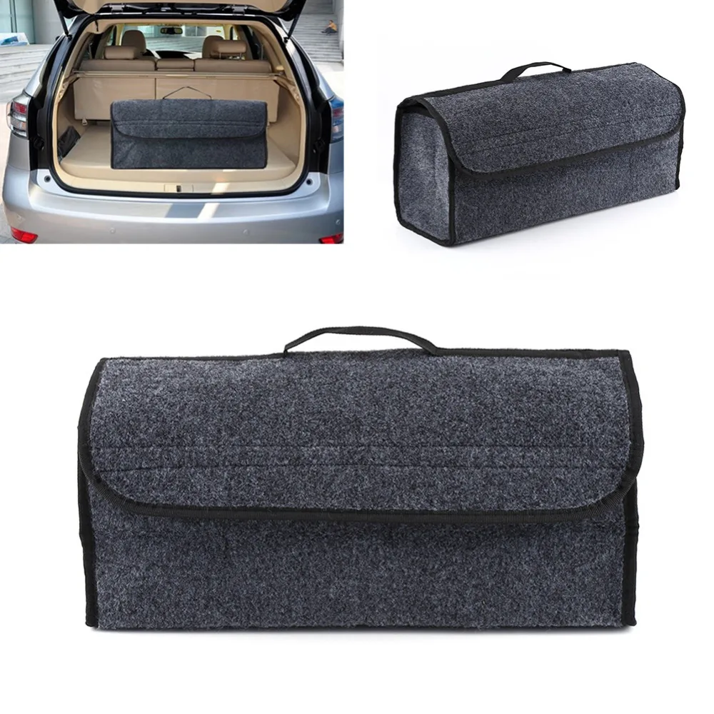 

Car Storage Portable Foldable Multipurpose Felt Cloth Folding Storage Box Organizer Case Tools Car organizer box
