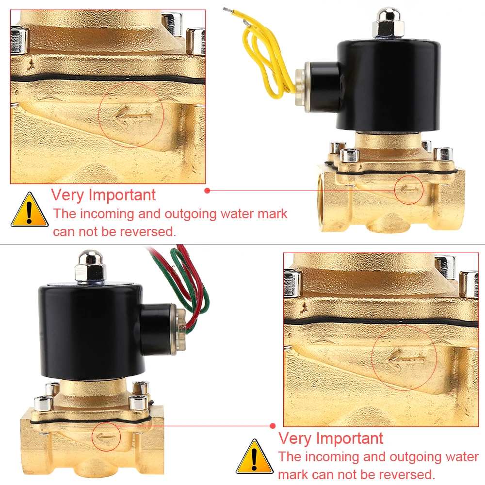 3/" 1/4" Электрический Соленоидный клапан переменного тока 110 В/220 В латунный обратный клапан Соленоидный клапан воды пневматический клапан для воды/масла/газа