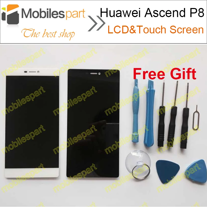 

LCD Screen for Huawei P8 New High Quality Replacement LCD Display +Touch Screen For Huawei Ascend P8  5.2inch Smartphone