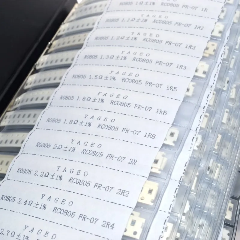 170values X 50pcs=8500pcs 0805 1% 0R-10M ohm SMD Resistor Kit RC0805 FR-07 series Sample Book Sample Kit 170values X 50pcs=8500pcs 0805 1% 0R-10M ohm SMD Resistor Kit RC0805 FR-07 series Sample Book Sample Kit