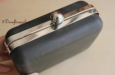 Металлическая рама 5 1/4x3 дюйма прямоугольная коробка для кошелька с раскладушкой