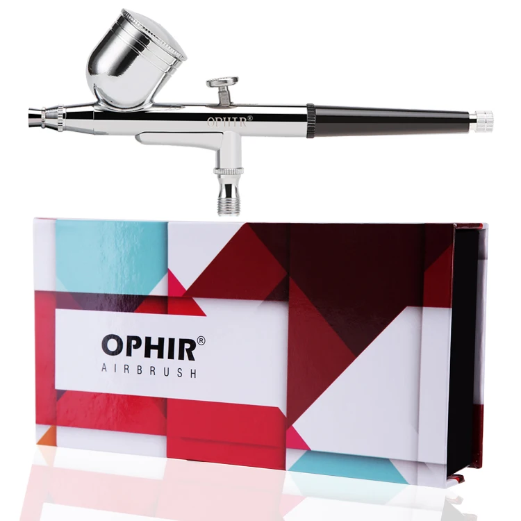 OPHIR Pro 0,3 мм 0,35 мм двойного действия двойной Аэрограф Комплект с компрессор для торта Краски торт Tools_AC089 + AC004 + AC072