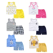 Летняя одежда для малышей; Детские футболки с героями мультфильмов; повседневная одежда; Одежда для маленьких мальчиков и девочек