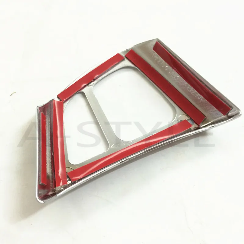 For Suzuki Vitara- car styling ABS Chrome Steering wheel Interior Kit Trim lamp frame hoods car Accessories 3pcs