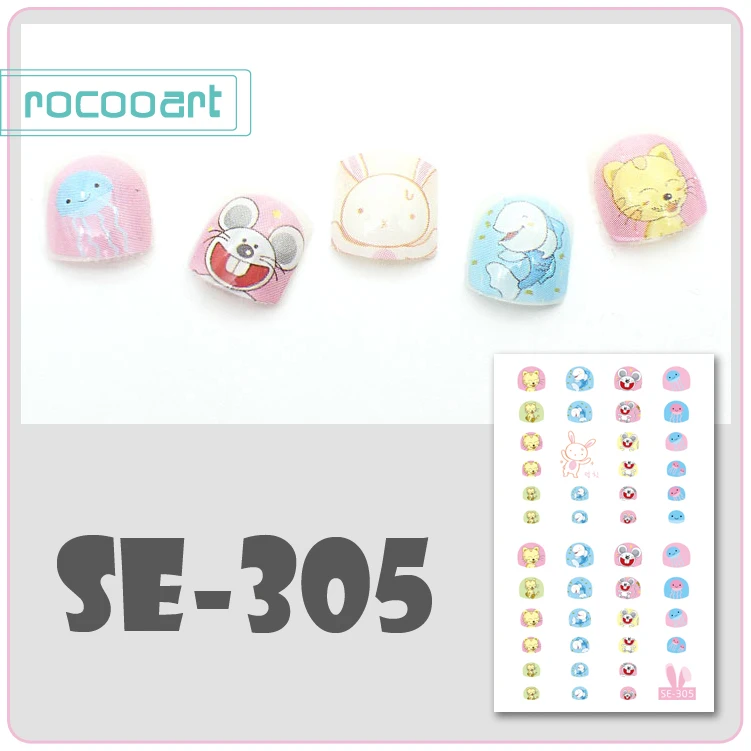 SE301-446, новинка, наклейки для дизайна ногтей, милые детские наклейки для Хэллоуина, наклейки для ногтей, наклейки для маникюра, авто клейкие наклейки - Цвет: SE-305
