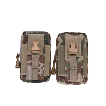 

Outdoor Hiking Running Waist Bag Large Capacity Portable Camouflage Mini Soft Waistband Bag for Phone Cash H2