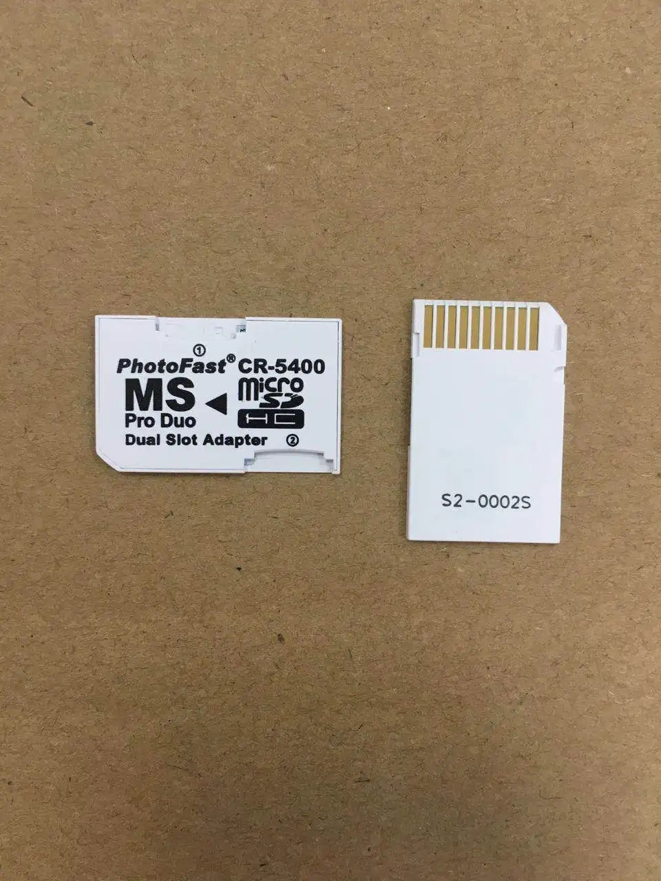 50pcs/lot cr 5400 cr5400 for psp tf sd card to ms pro duo memory card