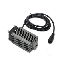 1 Вт 12 В синий точечный лазерный регулируемый фокус лазерный модуль передатчик лазерная печать гравировка