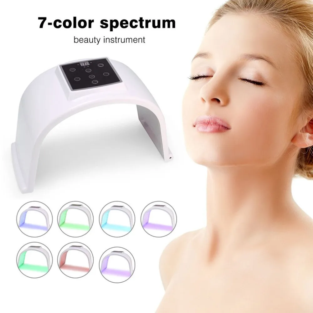 

Newest Colorful LED PDT Light Facial Skin Care Beauty Machine Electric Phototherapy Skin Rejuvenation Anti-Wrinkle Instrument