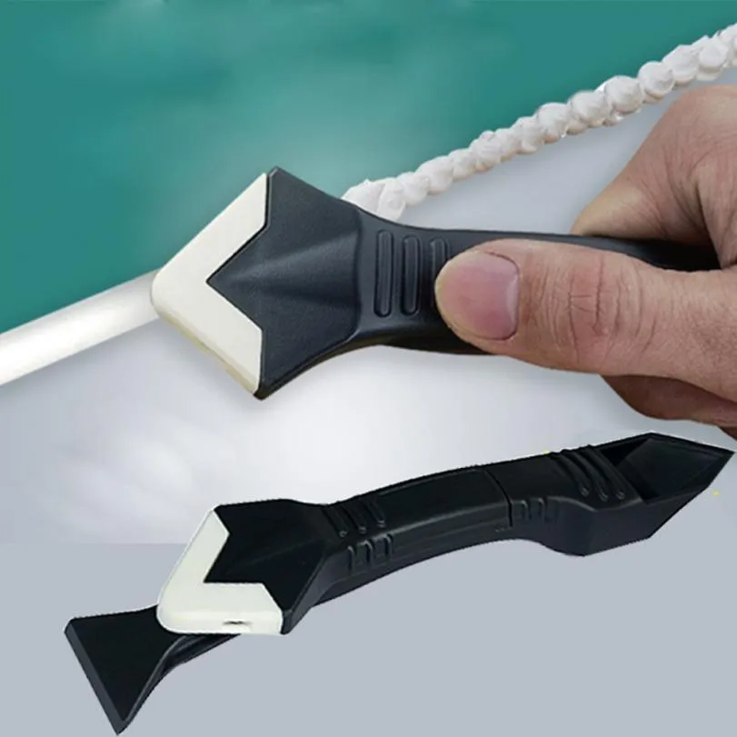 

3pcs set Silicone Scraper Caulking Grouting Tool Sealant Finishing Cleaning Kit Kitchen window cleaner scrapers set drop ship