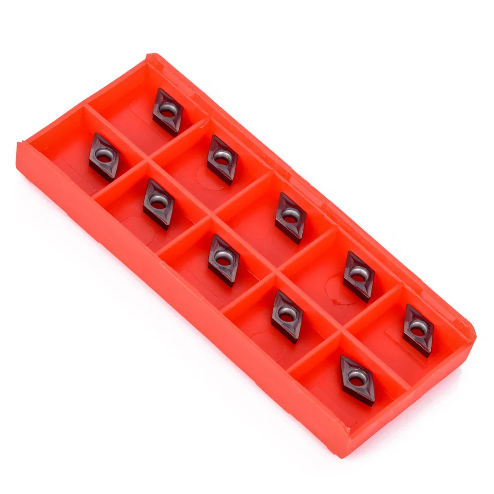 Buy 10pcs New DCMT070202 Carbide Inserts with Box For