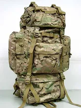 Outdoors Camping Tactical Travel Backpack font b Hiking b font Bag for Mountaineers Rain Cover Metal