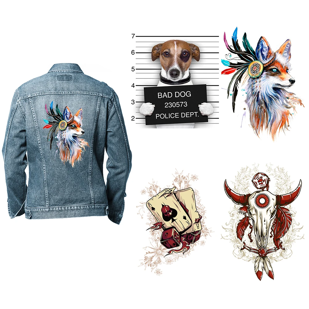 Gift Package Heat Transfer Patches 4 Sets Iron on Vinyl Patches for