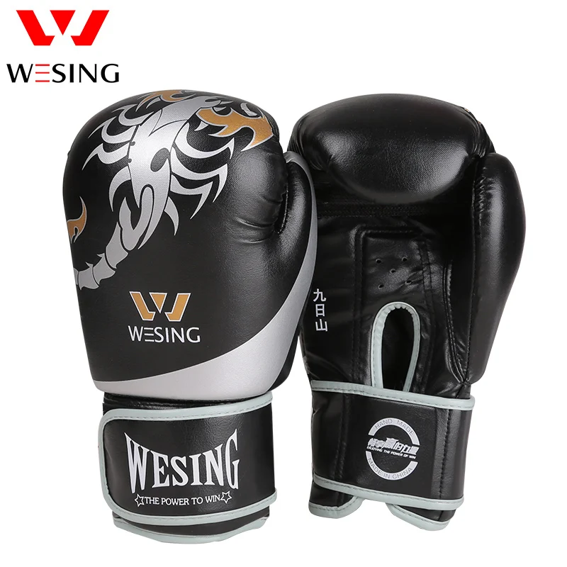 comprar 2018 Novo Estilo de Luvas Luvas de Boxe Sanda Luvas de Saco de Boxe Kickboxing Luvas luvas de Couro de Treinamento de boxeo