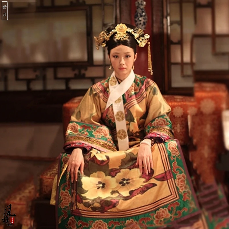 Принцессы Хуа Фэй костюм ТВ играть легенда о zhenhuan нежный Вышивка династии Цин императрица костюм принцессы