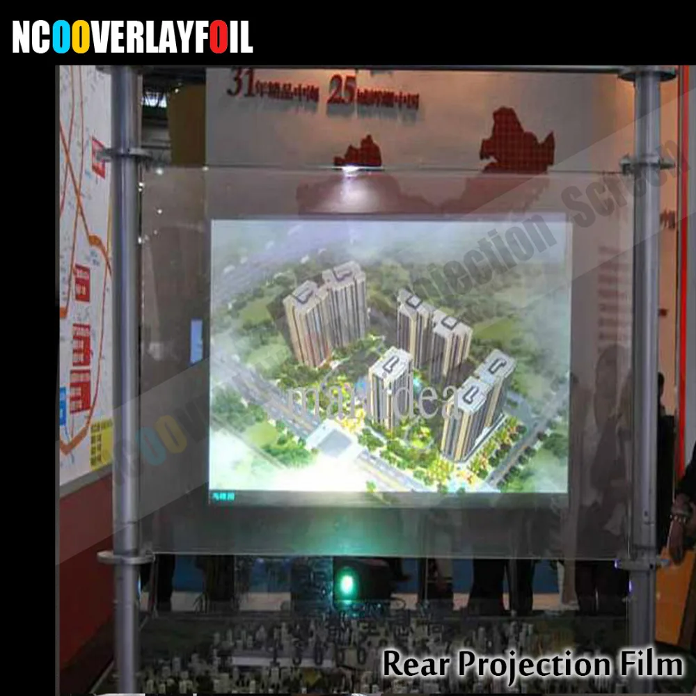 

Quick Free Shipping Grey Front Projection Film 1.524 x 1.8 Meters High definition and High contrast