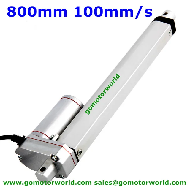 Best heavy duty Linear Actuator 12V 24V 800mm Stroke 1600N load 100mm/s