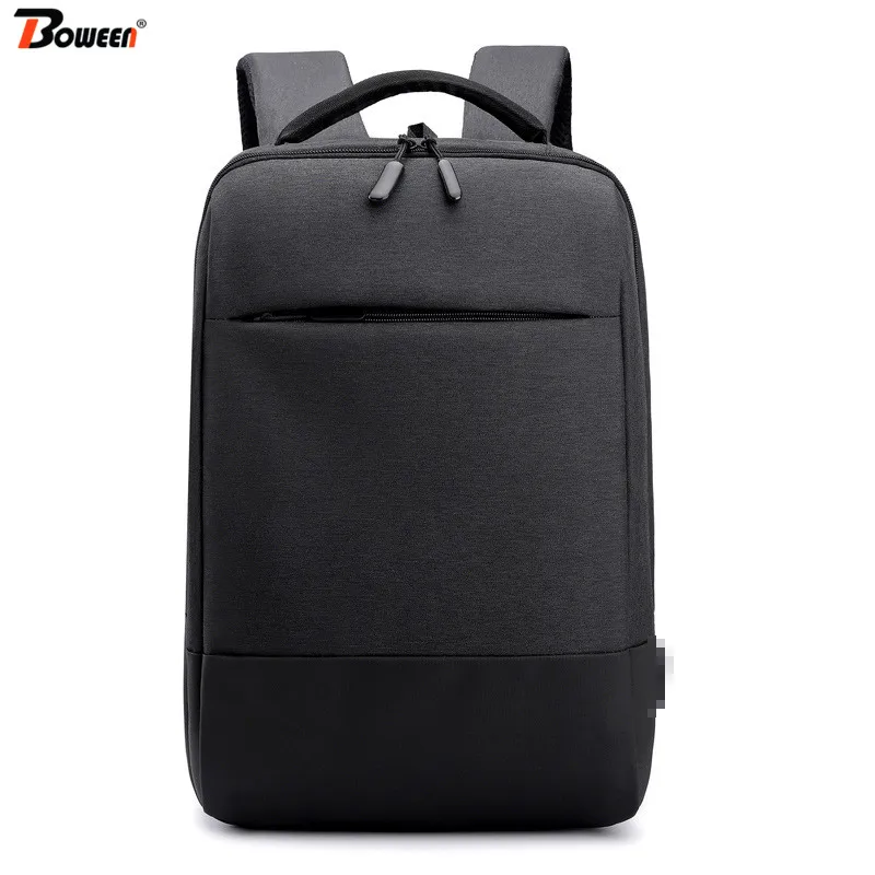 

USB Charging Men Backpack Laptop Bag Pack Large Capacity High College Student Back Pack Waterproof Oxford Backbag Big 2019 New